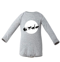 Load image into Gallery viewer, Santa &amp; Dinos short/long sleeve Onesie
