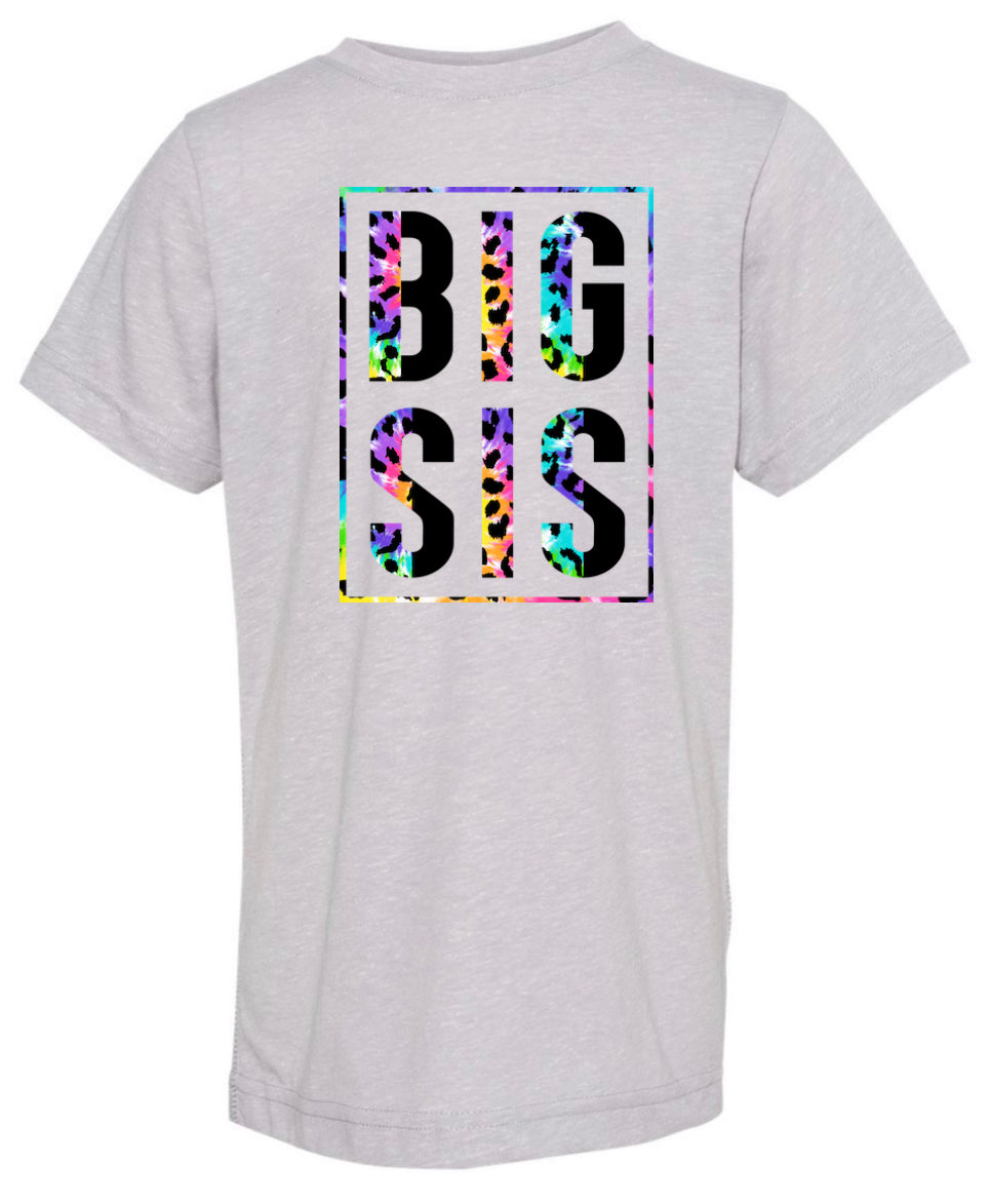 Big Sis -Infant-Youth Sizes- Different color shirt options-sublimated image