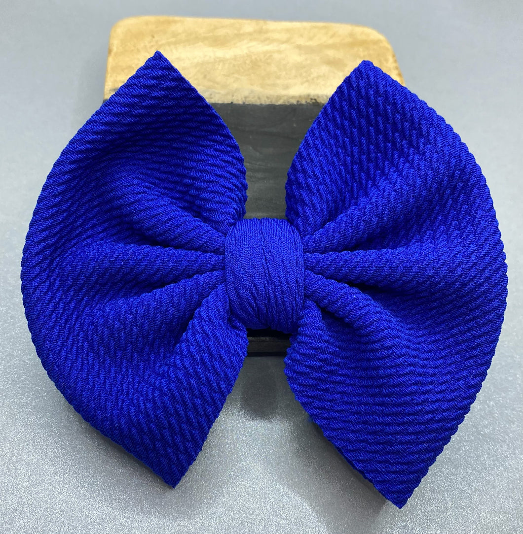 Royal Blue Bow