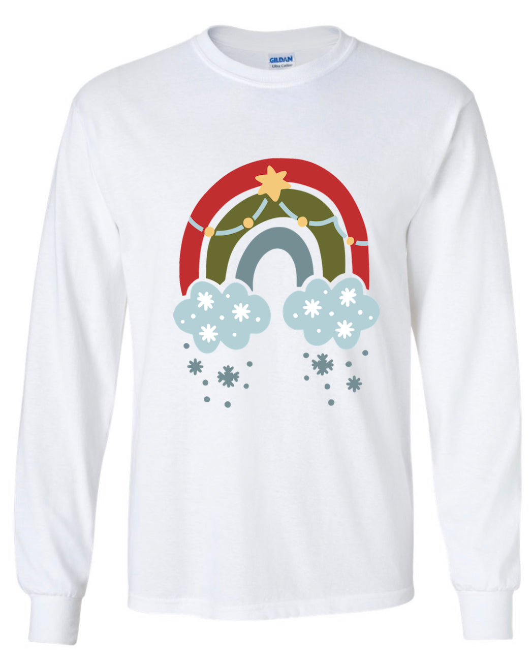 Holiday Rainbow Shirt-Multiple Style Options(9/12m-XL Youth)