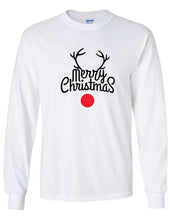 Load image into Gallery viewer, Merry Christmas Reindeer Onesie/Shirt- Multiple Style Options(Newborn-24m)
