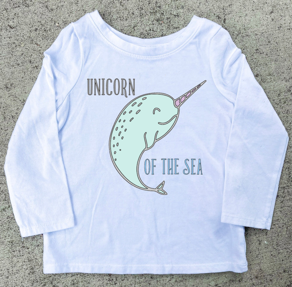 Narwhal HOODIE-TODDLER-ADULT SIZES ONLY!