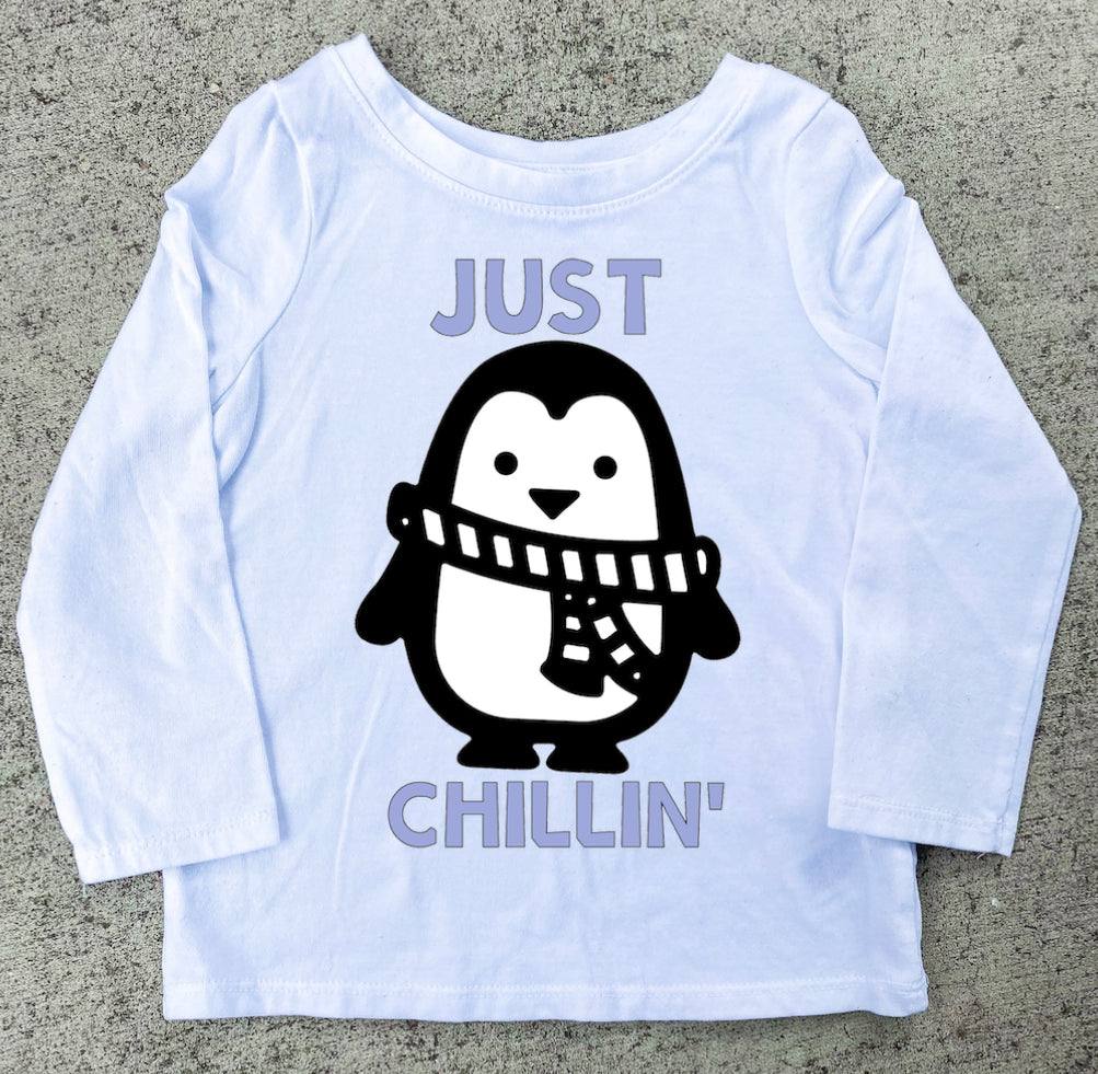 Just Chillin' Shirt- ALL SIZES/DIFFERENT STYLES/COLORS