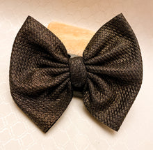 Load image into Gallery viewer, Black Shimmer Bow
