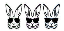 Load image into Gallery viewer, 3 Bunnies with Glasses Pastel Outline Shirt/Onesie-Infant/Toddler Sizes
