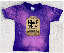 Load image into Gallery viewer, Light Black Flame Adult Shirt- Unbleached or Bleached Option-Multiple Colors
