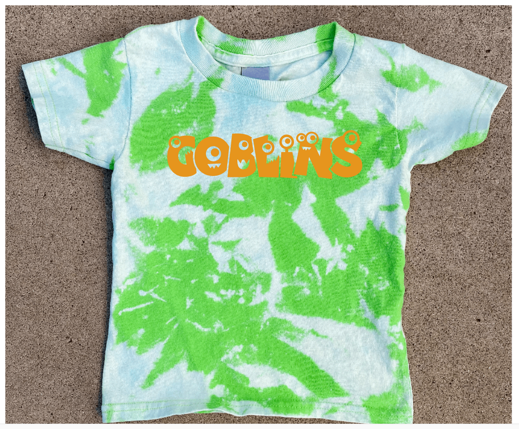Goblins Adult Shirt- Unbleached or Bleached Option-Multiple Colors