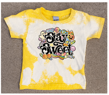 Load image into Gallery viewer, Pastel Colors Stay Sweet Infant Onesie or Shirt- Unbleached or Bleached Option-Multiple Colors
