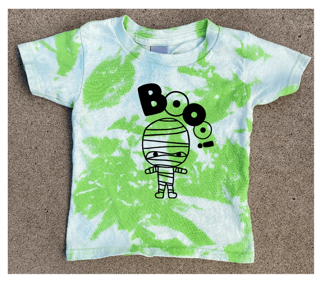 Boo Mummy Toddler/Youth Shirt- Unbleached or Bleached Option-Multiple Colors