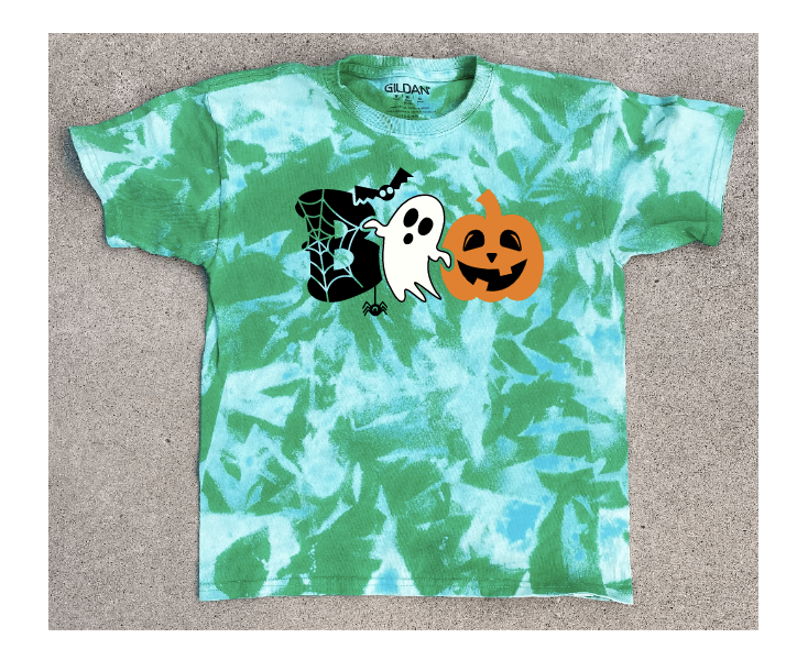 BOO Toddler/Youth Shirt- Unbleached or Bleached Option-Multiple Colors