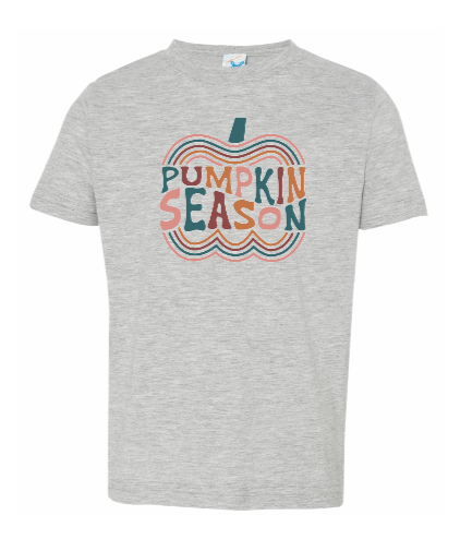 Pumpkin Season Toddler Shirt-Different Colors and Styles