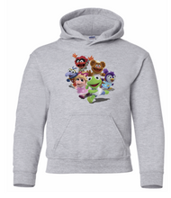 Load image into Gallery viewer, Toddler/Youth Character Hoodie or Crewneck Sweatshirt-Multiple Color and Style Options
