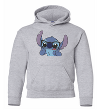 Load image into Gallery viewer, Toddler/Youth Character Hoodie or Crewneck Sweatshirt-Multiple Color and Style Options
