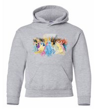 Load image into Gallery viewer, Toddler/Youth Character Hoodie or Crewneck Sweatshirt-Multiple Color and Style Options
