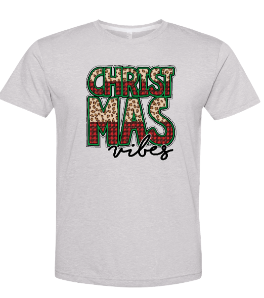 Christmas Vibes Infant and Toddler Shirts- Short and Long Sleeve Multiple Color Options