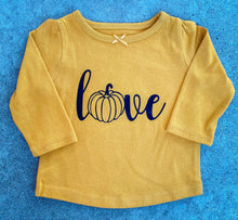 Load image into Gallery viewer, Pumpkin Love Toddler/Child Shirt
