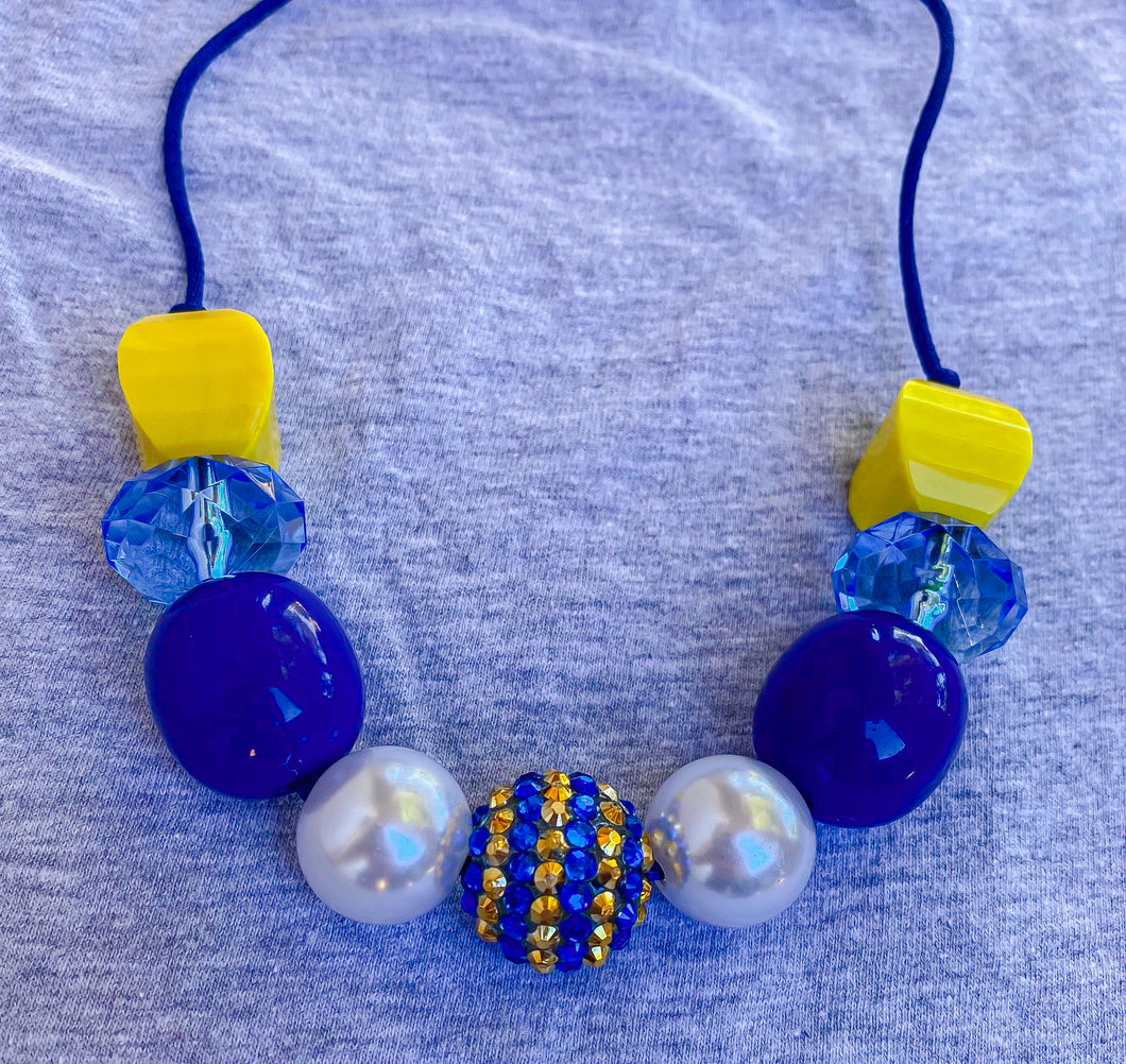 Blue fish Necklace